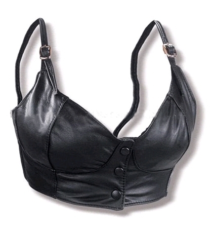 LEATHER BRA