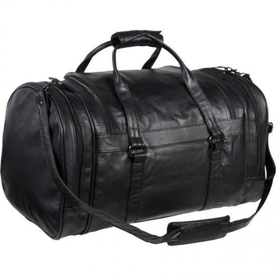LEATHER DUFFLE BAG