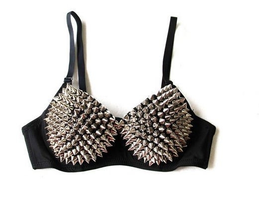 LEATHER BRA
