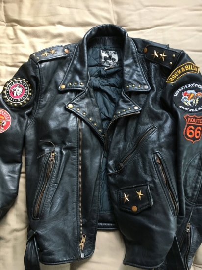 Leather Jackets with Patches 