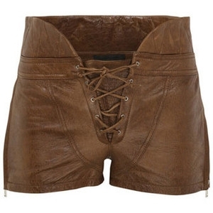 WOMEN LEATHER SHORT
