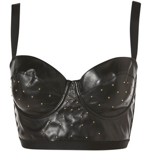 LEATHER BRA