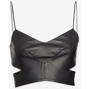 TOP LEATHER BRA