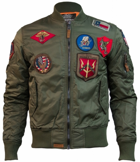 Bomber Jacket with Patches