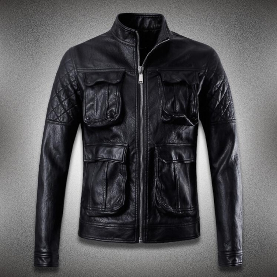 MEN FASHION LEATHER JACKET