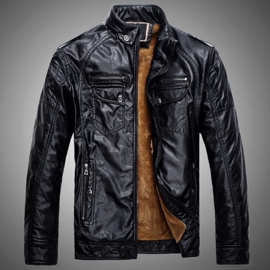 MEN FASHION LEATHER JACKET