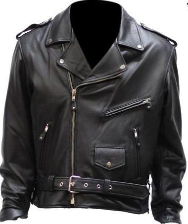 MEN FASHION LEATHER BIKER JACKET