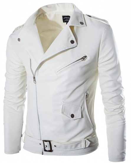 MEN FASHION MOTORCYCLE JACKET
